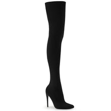 Load image into Gallery viewer, COURTLY-3005 Pleaser 5 Inch Heel Black Nylon Fetish Footwear