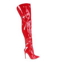 Load image into Gallery viewer, COURTLY-3012 Pleaser 5 Inch Heel Red Fetish Footwear