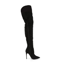 Load image into Gallery viewer, COURTLY-3017 Pleaser 5&quot; Heel Black Fetish Footwear