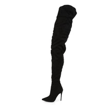 Load image into Gallery viewer, COURTLY-4017 Pleaser 5&quot; Heel Black Fetish Footwear