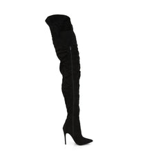 Load image into Gallery viewer, COURTLY-4017 Pleaser 5&quot; Heel Black Fetish Footwear