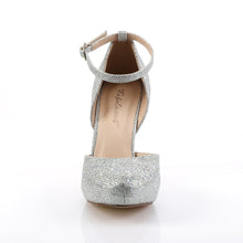 Load image into Gallery viewer, COVET-03 Fabulicious 3.5 Inch Heel Silver Glitter Sexy Shoes