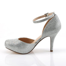 Load image into Gallery viewer, COVET-03 Fabulicious 3.5 Inch Heel Silver Glitter Sexy Shoes