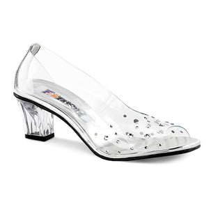 CRYSTAL-100 Funtasma 2 Inch Heel Clear Women's Sexy Shoes