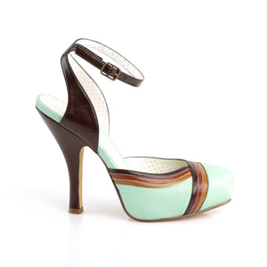 CUTIEPIE-01 Sexy 4.5" Heel Mint Retro Glamour Platforms