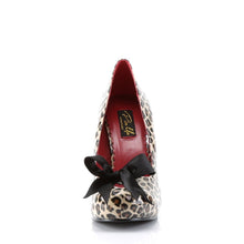 Load image into Gallery viewer, CUTIEPIE-06 Pin Up 4.5&quot; Heel Tan Cheetah Print Pin Up Shoes