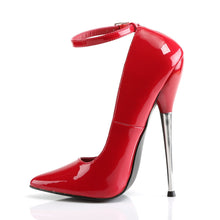 Load image into Gallery viewer, DAGGER-12 Devious Fetish Footwear 6 Inch Heel Red Sexy Shoes