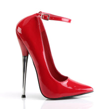 Load image into Gallery viewer, DAGGER-12 Devious Fetish Footwear 6 Inch Heel Red Sexy Shoes