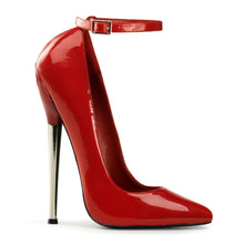 Load image into Gallery viewer, DAGGER-12 Devious Fetish Footwear 6 Inch Heel Red Sexy Shoes