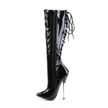 Load image into Gallery viewer, DAGGER-2064 Devious 6 Inch Heel Black Patent Kinky Boots