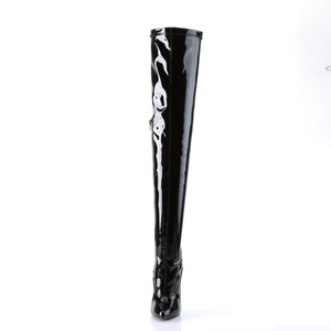 DAGGER-3063 Devious Fetish 6" Heel Black Patent Kinky Boots