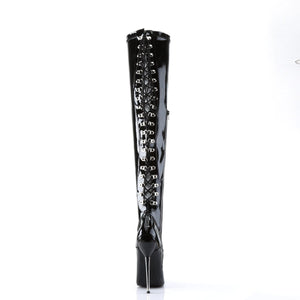 DAGGER-3063 Devious Fetish 6" Heel Black Patent Kinky Boots