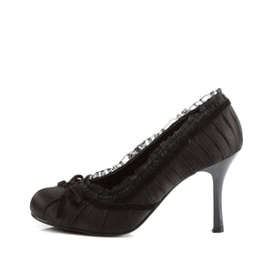 DAINTY-420 Funtasma 3.5" Heel Black Satin Women's Sexy Shoes