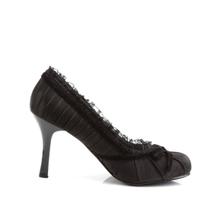 DAINTY-420 Funtasma 3.5" Heel Black Satin Women's Sexy Shoes