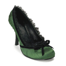 Load image into Gallery viewer, DAINTY-420 Funtasma 3.5&quot; Heel Green Satin Women&#39;s Sexy Shoes