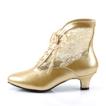 Load image into Gallery viewer, DAME-05 Funtasma 2 Inch Heel Gold Women&#39;s Boots