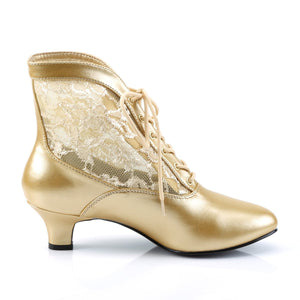 DAME-05 Funtasma 2 Inch Heel Gold Women's Boots