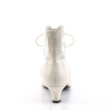 Load image into Gallery viewer, DAME-05 Funtasma 2 Inch Heel Ivory Pu Women&#39;s Boots