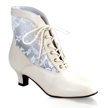 Load image into Gallery viewer, DAME-05 Funtasma 2 Inch Heel Ivory Pu Women&#39;s Boots