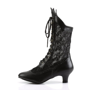 DAME-115 Funtasma 2 Inch Heel Black Women's Boots