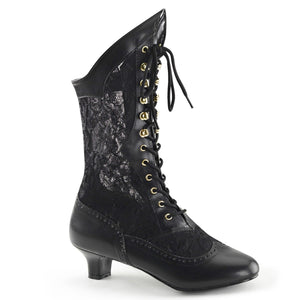 DAME-115 Funtasma 2 Inch Heel Black Women's Boots