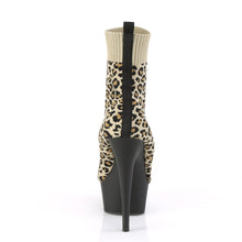 Load image into Gallery viewer, DELIGHT-1002LP 6&quot; Heel Tan Leopard Print Pole Dancer Shoes