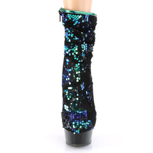 Load image into Gallery viewer, DELIGHT-1004 6&quot; Heel Green Iridescent Sequins Strippers Shoe