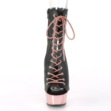 Load image into Gallery viewer, DELIGHT-1016 Pleaser 6 Inch Heel Black Pole Dancer Platforms