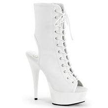 Load image into Gallery viewer, DELIGHT-1016 Pleaser 6 Inch Heel White Pole Dancer Platforms