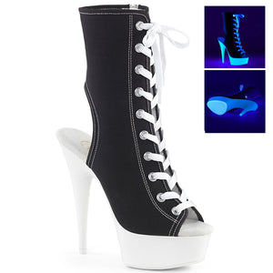 DELIGHT-1016SK Pleaser 6" Heel Black Pole Dancing Platforms