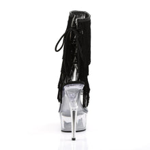 Load image into Gallery viewer, DELIGHT-1017TF 6&quot; Heel Clear Black Pole Dancing Platforms