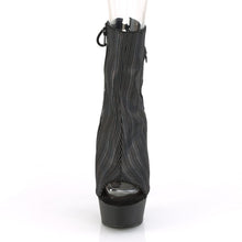 Load image into Gallery viewer, DELIGHT-1018HLN 6&quot; Heel Black Hologram Pole Dancer Platforms