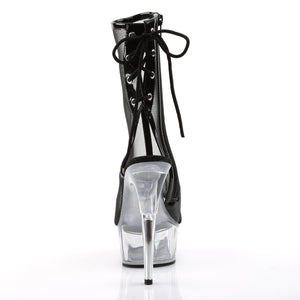 DELIGHT-1018MSH Pleaser 6" Heel Black Pole Dancing Platforms