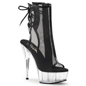 DELIGHT-1018MSH Pleaser 6" Heel Black Pole Dancing Platforms