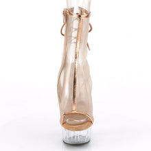 Load image into Gallery viewer, DELIGHT-1018MSH 6&quot; Rose Gold Metallic Pole Dancer Platforms