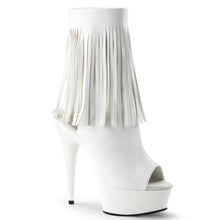 Load image into Gallery viewer, DELIGHT-1019 Pleaser 6 Inch Heel White Pole Dancer Platforms