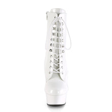 Load image into Gallery viewer, DELIGHT-1020 6 Inch Heel White Patent Pole Dancing Platforms