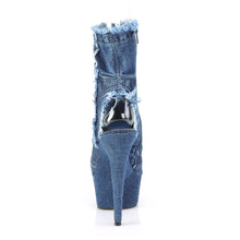 Load image into Gallery viewer, DELIGHT-1030 6&quot; Heel Denim Blue Pole Dancing Platforms