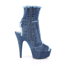 Load image into Gallery viewer, DELIGHT-1030 6&quot; Heel Denim Blue Pole Dancing Platforms