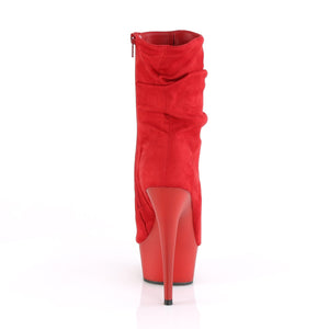 DELIGHT-1031 Pleaser 6 Inch Heel Red Pole Dancing Platforms