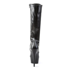 Load image into Gallery viewer, DELIGHT-2023 Pleaser 6 Inch Heel Black Pole Dancer Platforms