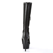 Load image into Gallery viewer, DELIGHT-2025ML Pleaser 6&quot; Heel Black Pole Dancing Platforms