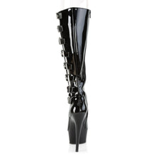 Load image into Gallery viewer, DELIGHT-2047 6 Inch Heel Black Patent Pole Dancing Platforms