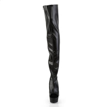 Load image into Gallery viewer, DELIGHT-3017 Pleaser 6 Inch Heel Black Pole Dancer Platforms