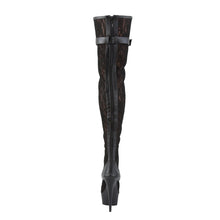 Load image into Gallery viewer, DELIGHT-3025ML Pleaser 6&quot; Heel Black Pole Dancing Platforms