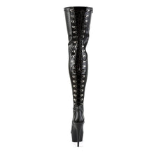 Load image into Gallery viewer, DELIGHT-3063 Pleaser 6 Inch Heel Black Pole Dancer Platforms