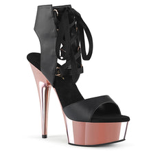 Load image into Gallery viewer, DELIGHT-600-14 Pleaser 6&quot; Heel Black Pole Dancing Platforms