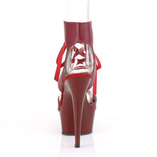 Load image into Gallery viewer, DELIGHT-600-14 6&quot; Heel Burgundy Pole Dancing Platforms