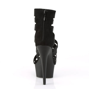 DELIGHT-600-17 Pleaser 6" Heel Black Pole Dancing Platforms