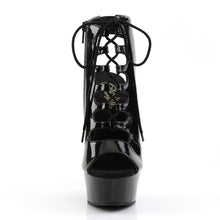 Load image into Gallery viewer, DELIGHT-600-20 Pleaser 6&quot; Heel Black Pole Dancing Platforms